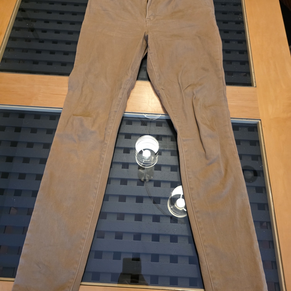 Old Navy Rockstar Mid-Rise Pants in Suede Tan